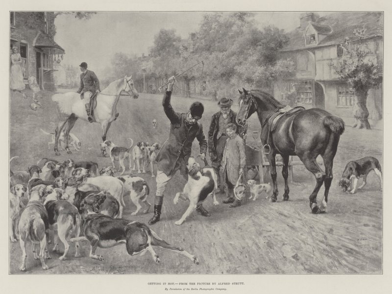 ಇದು ಹಾಟ್ ಟರ್ಕ್ ಅನ್ನು ಪಡೆಯುತ್ತಿದೆ by William Strutt