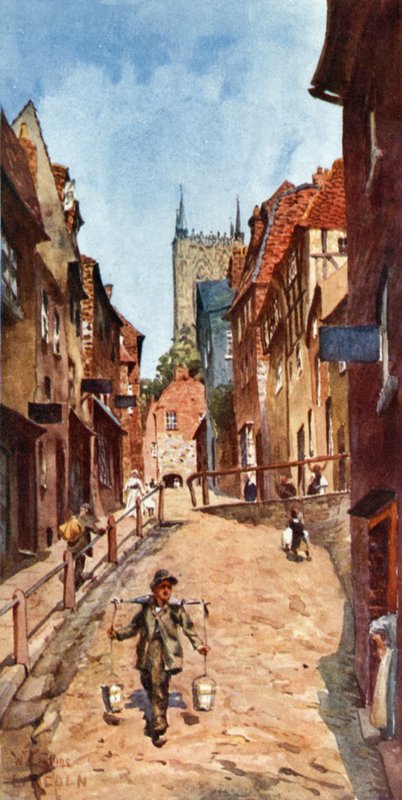 Lincoln, Sarp Tepe (renkli taş) by William Wiehe Collins