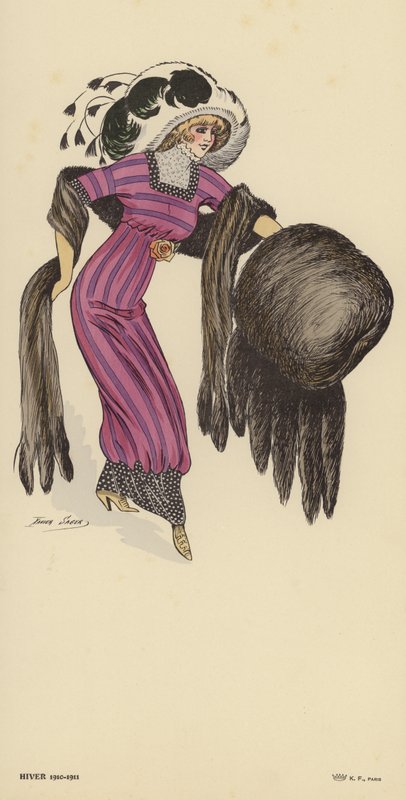 1910-1911 kış modası by Xavier Sager
