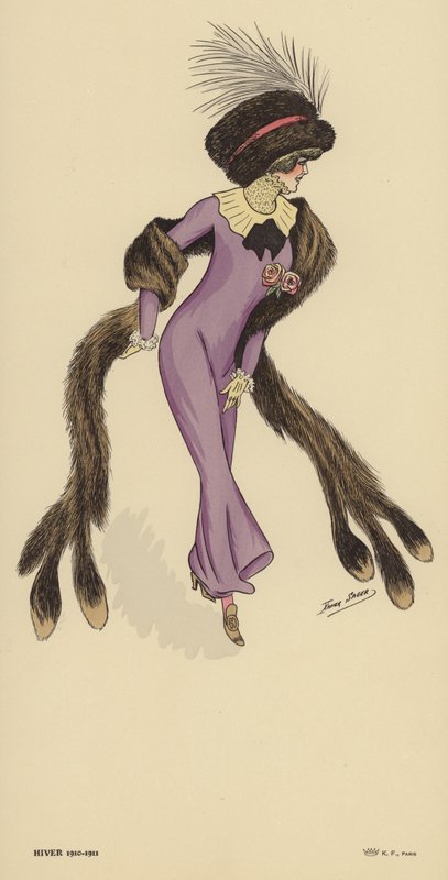 1910-1911 kış modası by Xavier Sager