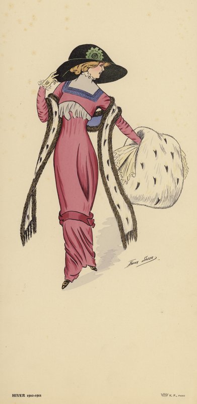 1910-1911 kış modası by Xavier Sager