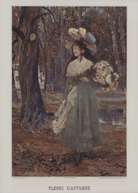 Fleurs dAutomne (Sonbahar Çiçekleri) by after Aime Nicolas Morot