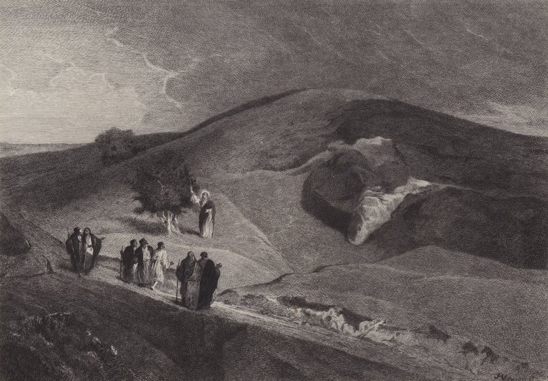 İsa İncir Ağacını lanetledi by after Albert Robida