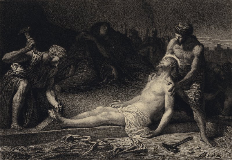 İsa çarmıha gerildi by after Albert Robida