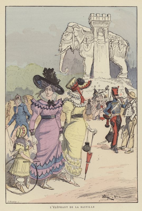 Bastille Fili by after Albert Robida