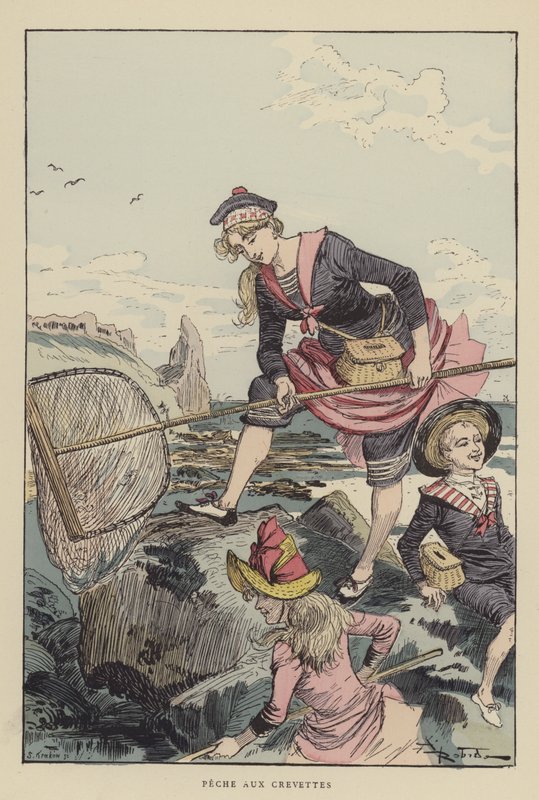Karides Balıkçılık by after Albert Robida