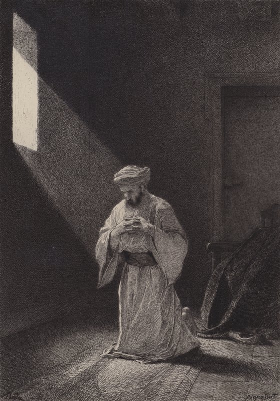 Namaz by after Albert Robida