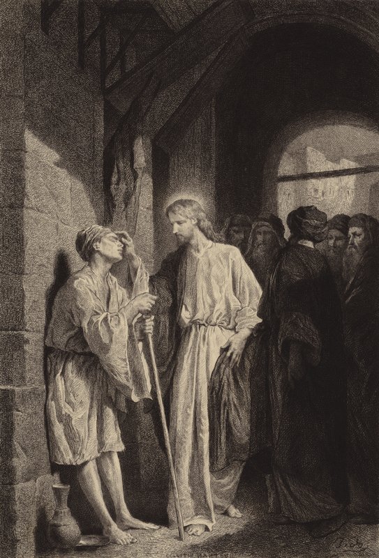 Doğuştan Kör Adam by after Albert Robida
