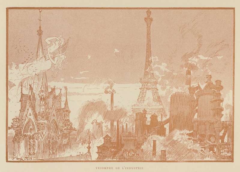 Sanayi Zaferi by after Albert Robida