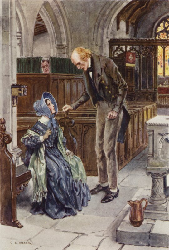 Martin Chuzzlewit için çizim by after Charles Edmund Brock