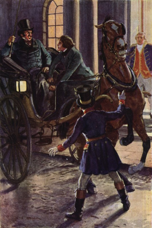Nicholas Nickleby için İllüstrasyon by after Charles Edmund Brock