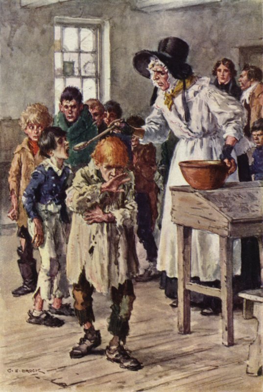 Nicholas Nickleby için İllüstrasyon by after Charles Edmund Brock