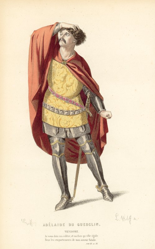 Adelaide Du Guesclin, Vendome by after Edmond A.F. Geffroy