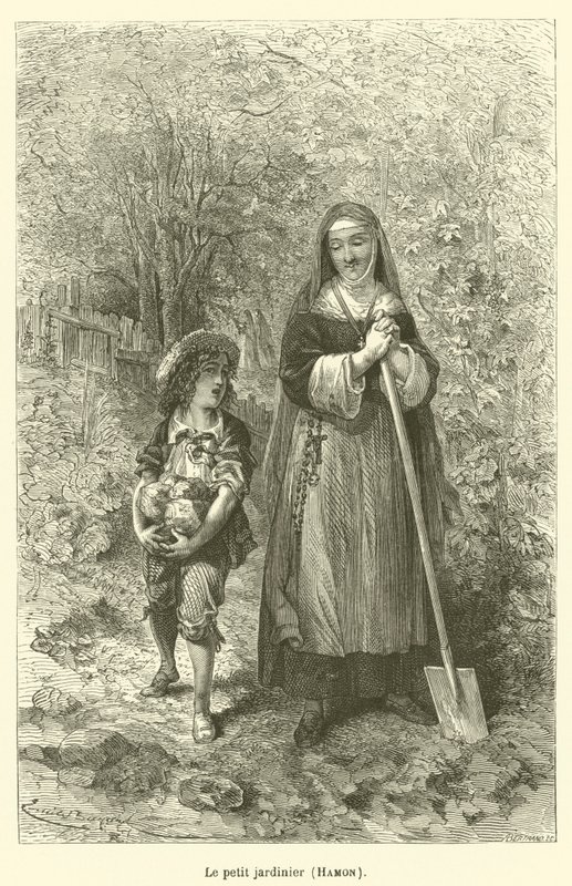 Küçük bahçıvan, Hamon by after Emile Antoine Bayard