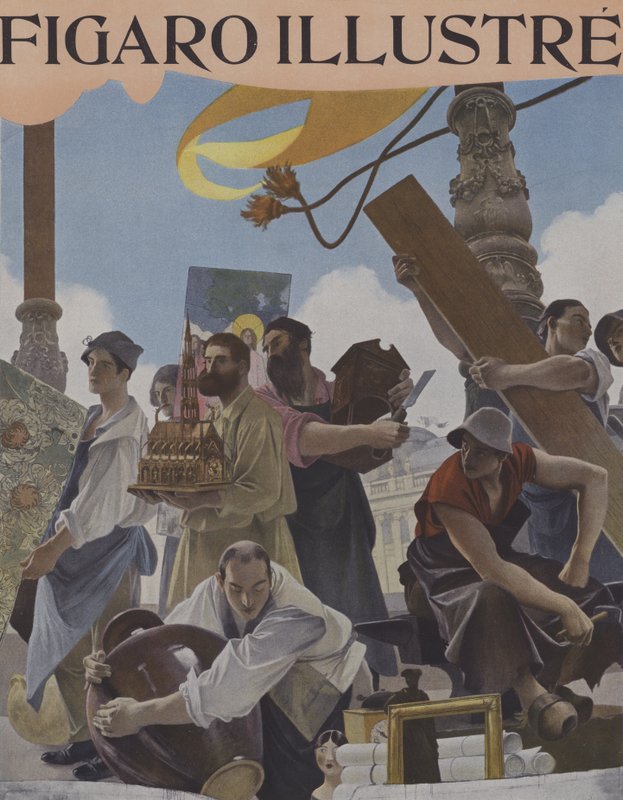 Evrensel Sergi 1900 by after Francois Flameng