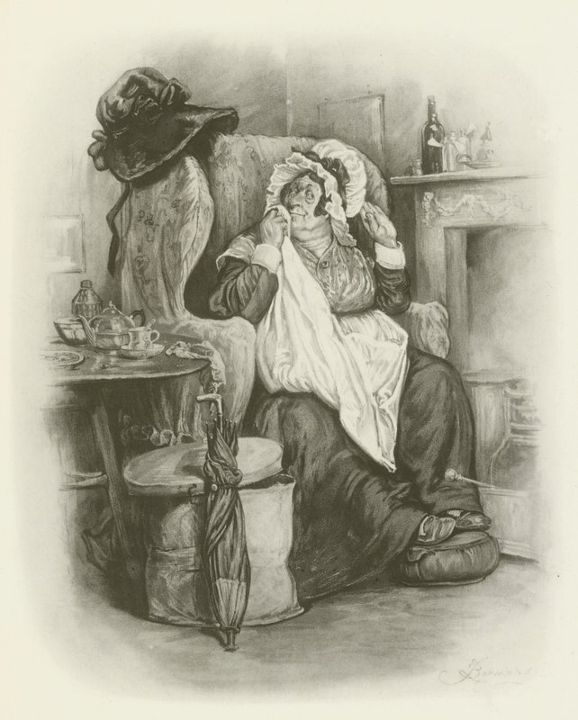 Bayan Gamp by after Frederick Barnard