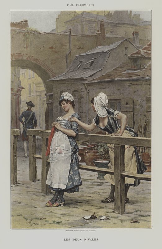 İki Rakip by after Frederik Hendrik Kaemmerer
