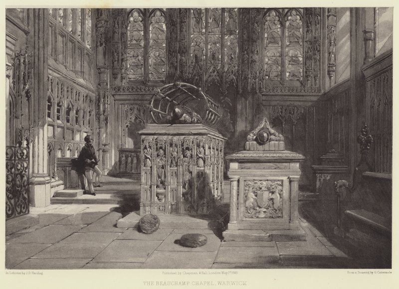 Beauchamp Şapeli, Warwick by after George Cattermole