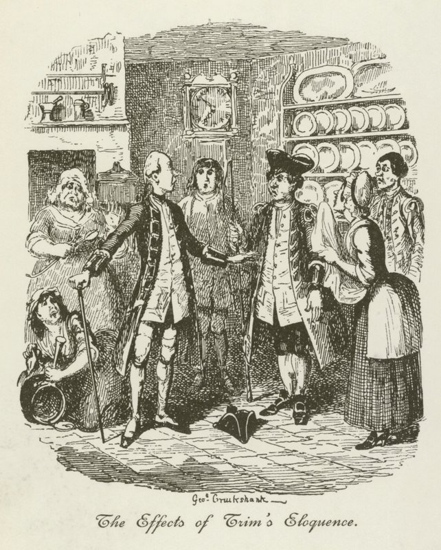 Tristram Shandy için İllüstrasyon by after George Cruikshank