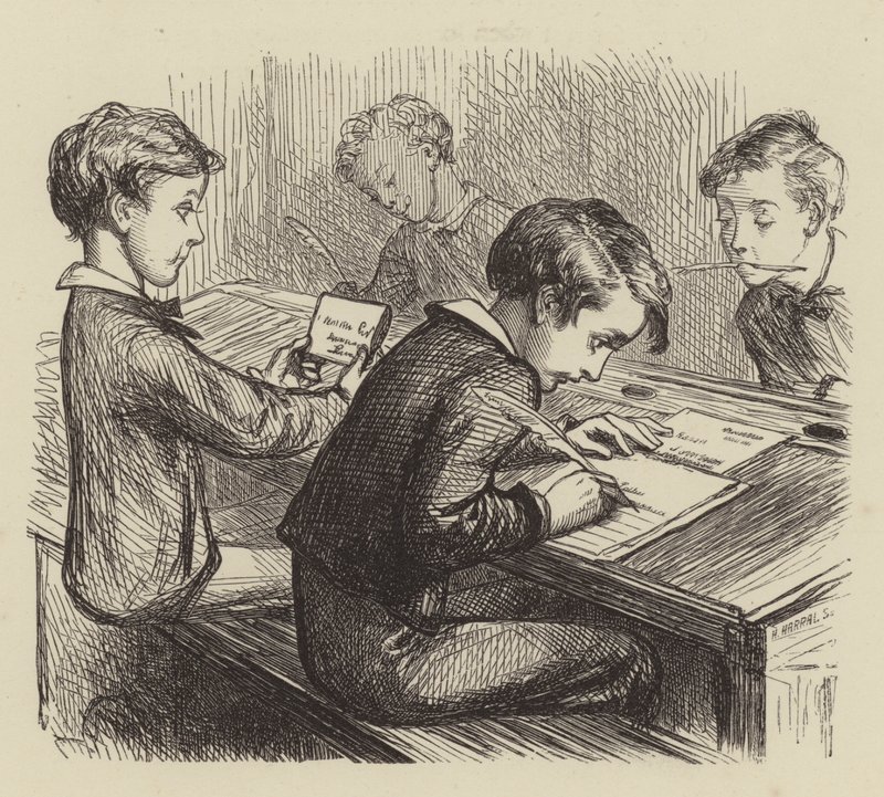 Mektup Ev by after George Housman Thomas