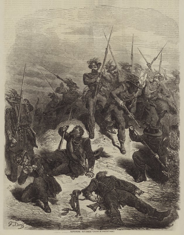 Sardunyalı Tüfekçiler by Gustave after Dore