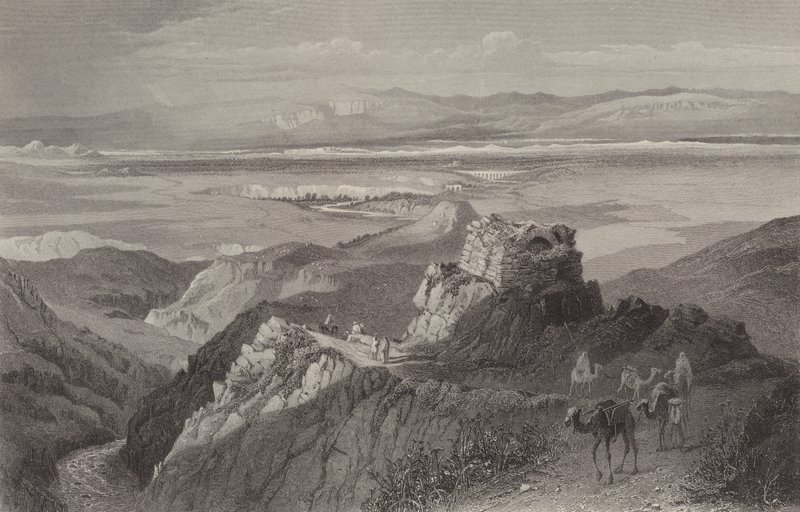 Jericho ovaları by after Harry Fenn