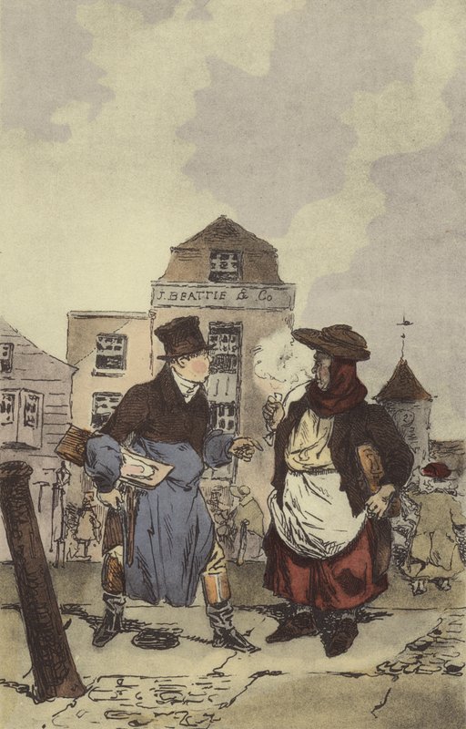 Kasaplar - Balık Satıcıları by after Henri Bonaventure Monnier