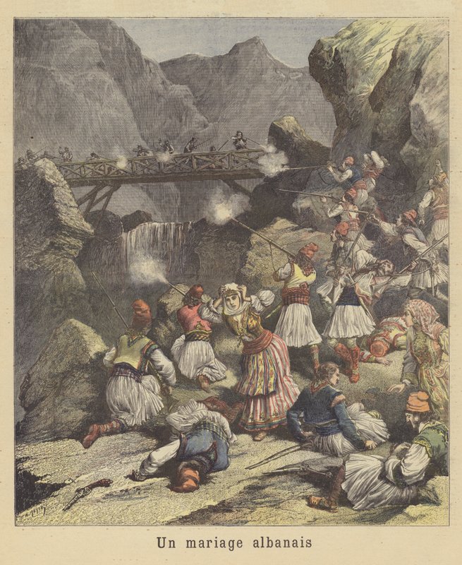 Arnavut düğünü by after Henri Meyer
