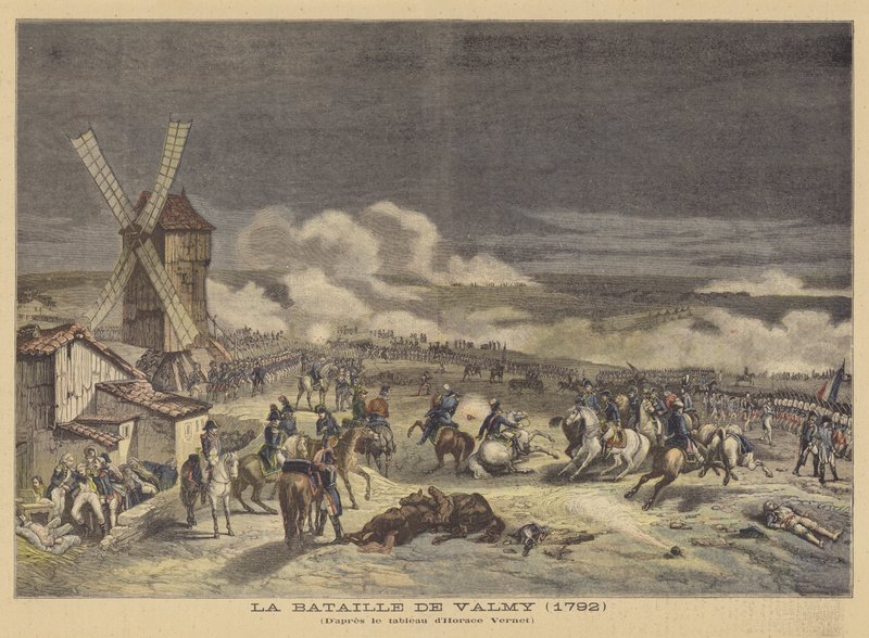 Valmy Savaşı (1792) by after Horace Vernet