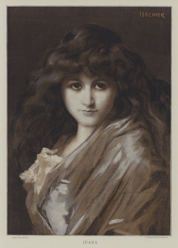 Juana by after Jean Jacques Henner