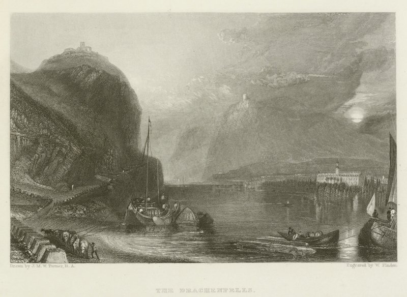 Drachenfels by after Joseph Mallord William Turner