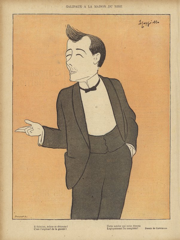 Le Rire için İllüstrasyon by after Leonetto Cappiello