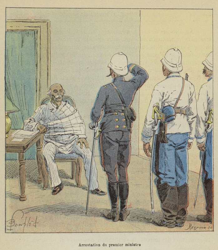 başbakana tutuklama by after Louis Charles Bombled