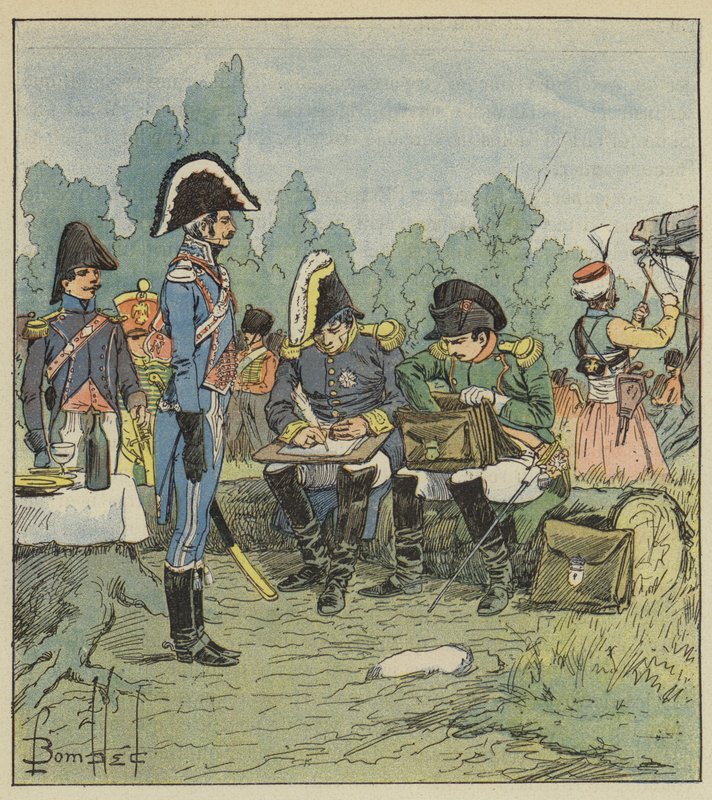 Berthier not aldı by after Louis Charles Bombled