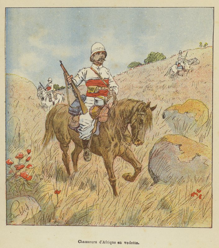 Öne Çıkan Afrikalı Avcılar by after Louis Charles Bombled