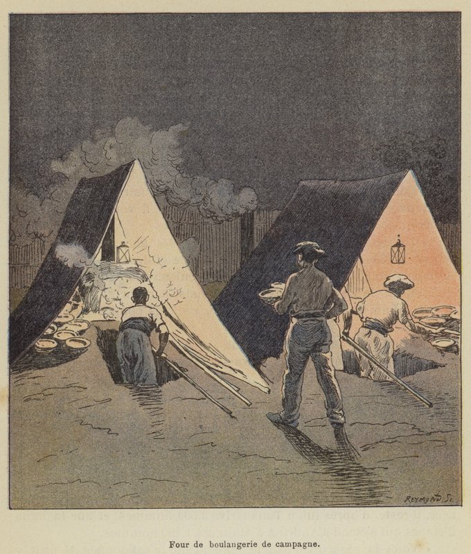 Köy fırını by after Louis Charles Bombled