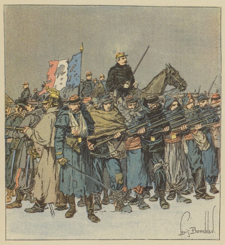 Onurunu kurtardılar! by after Louis Charles Bombled