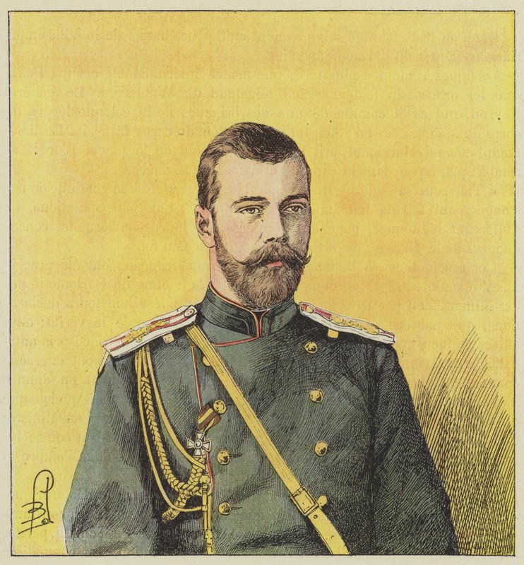 Nicholas II, Rusya İmparatoru by after Louis Charles Bombled