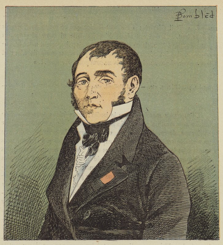 Las-Cases Portresi by after Louis Charles Bombled