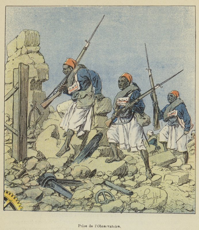 Gözlemevinin Ele Geçirilmesi by after Louis Charles Bombled