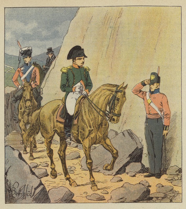 Napolyon Gezinti Yolu by after Louis Charles Bombled