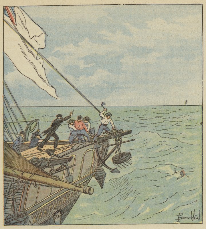 bir deniz adamı by after Louis Charles Bombled