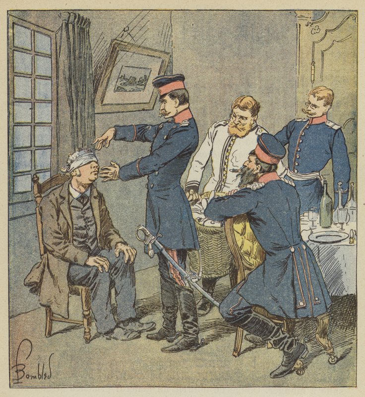 Uyurgezerlik sahnesi by after Louis Charles Bombled