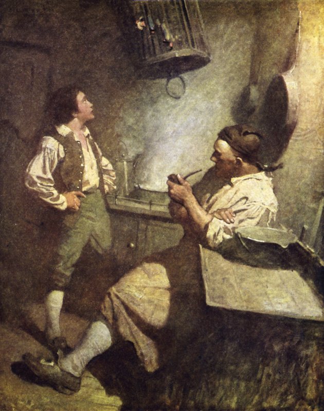Hazine Adası için İllüstrasyon by after Newell Convers Wyeth