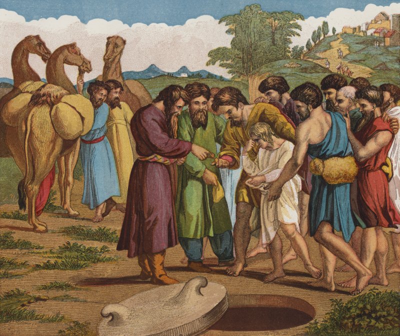 Yusuf kardeşleri tarafından satıldı by after Raphael