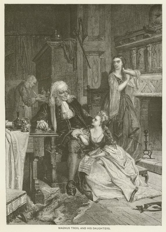 Magnus Troil ve kızları by after Robert Herdman