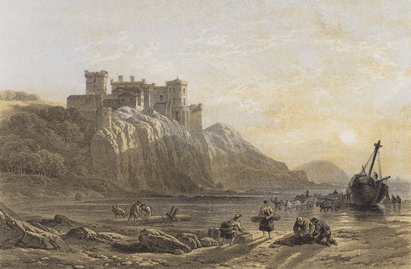 Culzean Kalesi (chromolitho) by after William Leighton Leitch